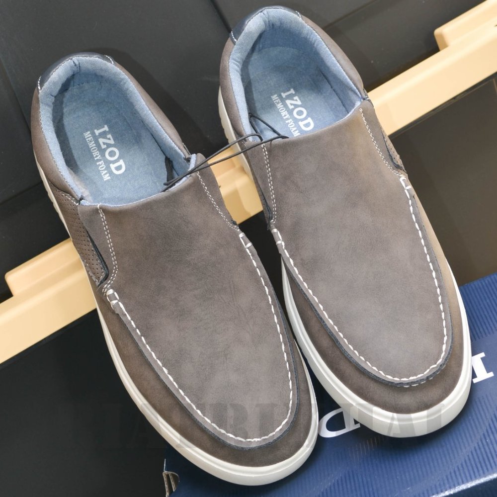 Brown Men's Slip On Shoe Izod - Picture 8 of 11